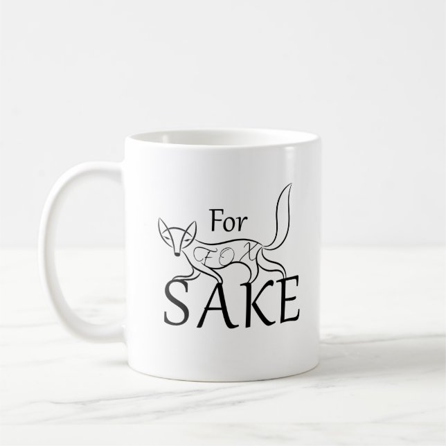 För rävSake Kaffemugg (Vänster)
