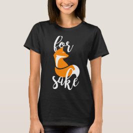 För rävsaken - T-tröja (svarten) T-shirt