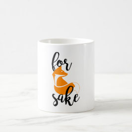 För rävsaken - vit 11 uns klassikermugg kaffemugg