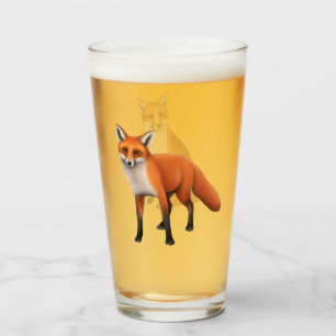 För rävTumbler för vild rött exponeringsglas Glaskopp
