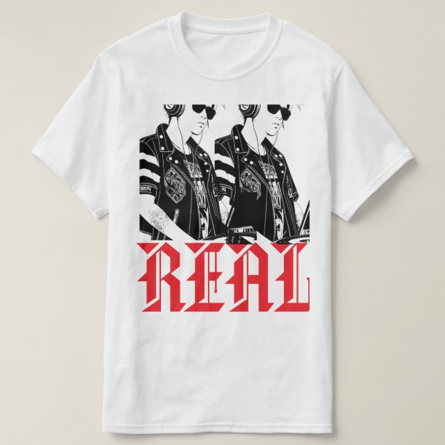 FÖR REAL MC T SHIRT (Design framsida)