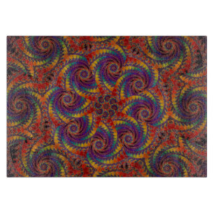 För regnbågeFractal för spiral bläckfisk