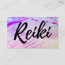 För Reiki för *~*Reiki praktiker botemedel ledar- Visitkort