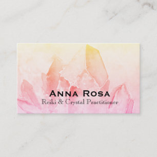 För Reiki *~*Reiki för Crystal Yoga botemedel Visitkort