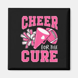 För ren bröstcancermedvetenhet CheerLeader F Magnet