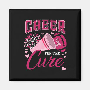 För ren bröstcancermedvetenhet CheerLeader F Magnet