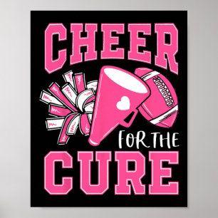 För ren bröstcancermedvetenhet CheerLeader F Poster