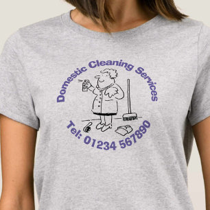 För renare Domestic - Städning tjänster T Shirt