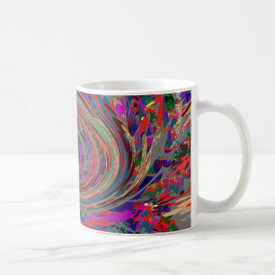 För revolutionevolution för SKYMNING zona himmlar Kaffemugg