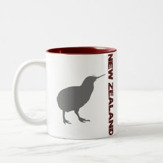 För Ringerkaffe för nyazeeländsk Kiwi röd kopp för