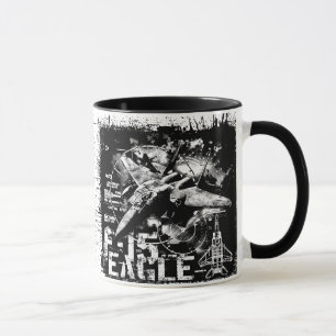 För Ringerkaffe för örn F-15 mugg