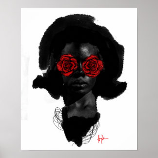 "För Ro Färgad Girls" Poster