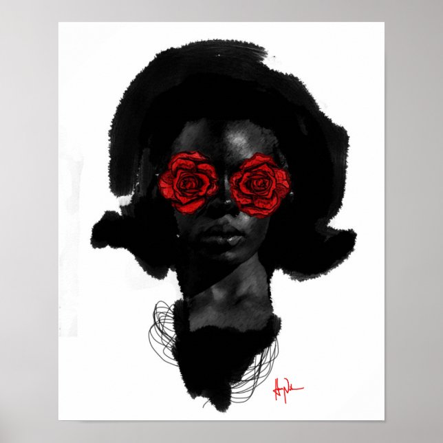 "För Ro Färgad Girls" Poster (Framsidan)