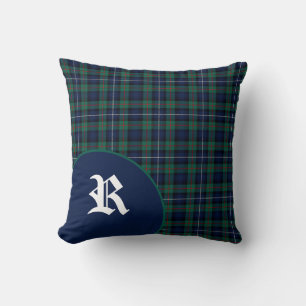 För Robertson för klassiker skotsk Monogram för Kudde