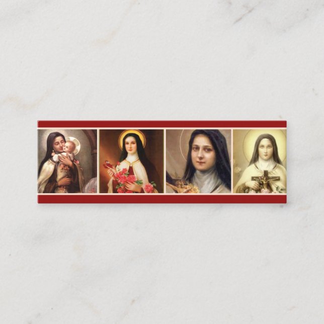 För rocitationstecken för St. Therese kort för (Framsida)