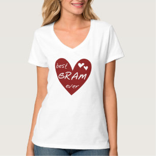 För röd hjärta bäst för gram Tshirts och gåvor