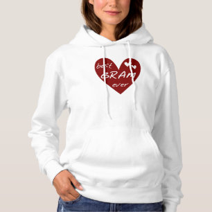 För röd hjärta bäst för gram Tshirts och gåvor