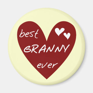För röd hjärta bäst för Granny Tshirts och g Magnet