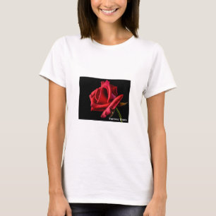 För Röd ros, kvinnor T-Shirt - Romantic