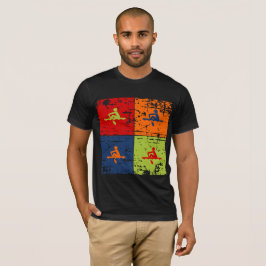 För roddroddare för vintage färgrik skjorta t-shirt