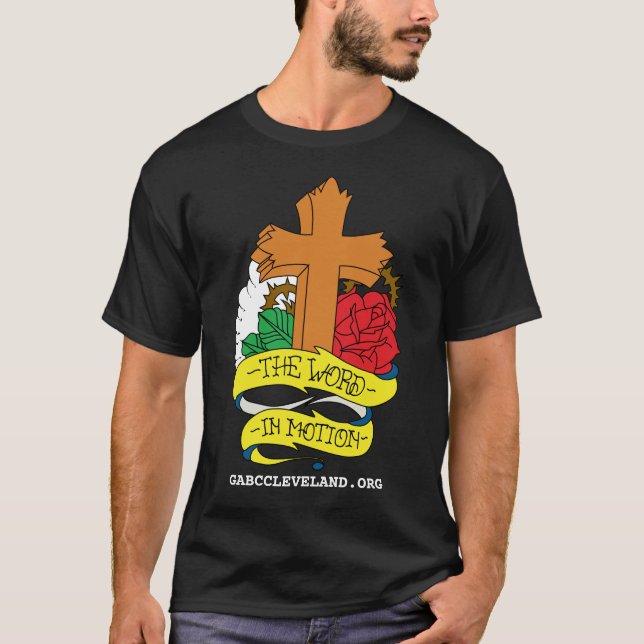 För Romans10:9 T för GABC WiM svart 2 T Shirt (Framsida)