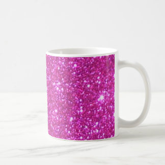 För rosa gnistra Sparkly för glitter Glam för Kaffemugg