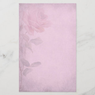 För rosa roshandstil för vintage Dusky papper