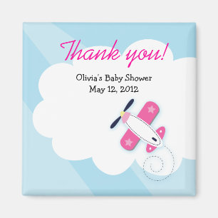 För rosor för flygarebaby shower lite magnet fö