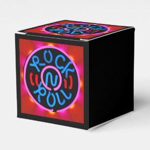 För rullmusik för sten n neon undertecknar presentaskar