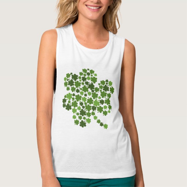 För saint patrick Shamrock Ultra Tee (Framsida)