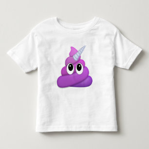 För sakkunnig UnicornPoop Emoji lite T-shirt