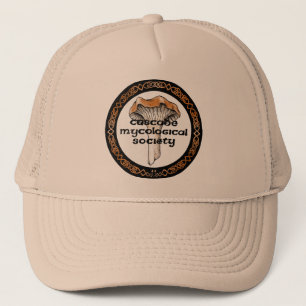 För samhällelogotyp för kaskad Mycological hatt Truckerkeps