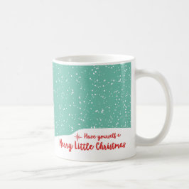 För Santa för god jul snöig gåva för mugg pingvin