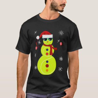 För Santa för jultennissnögubbe gåva hatt T Shirt