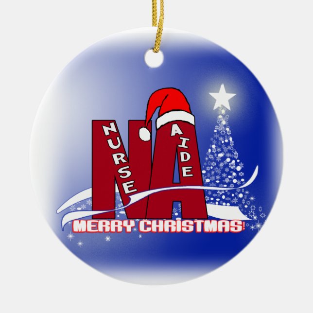 FÖR SANTA FÖR NA-JULPRYDNAD MEDHJÄLPARE JULGRANSPRYDNAD KERAMIK (Framsidan)