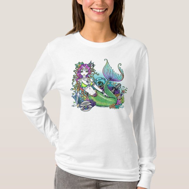 För Scape "för Lyra" regnbågehav skjorta Tee (Framsida)