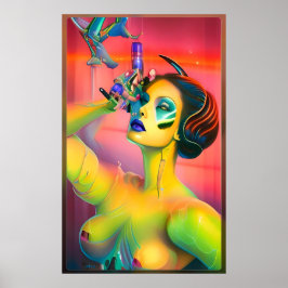 För Science Ken Gage Surrealism Poster