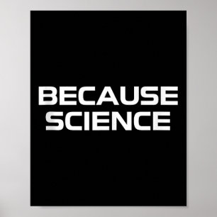 För Science Manar Women Kids Nature Lacher Scie Poster