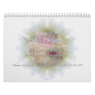 För ~-Scriptures för Psalm 118 kalender