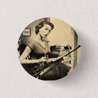 För sekreteraregeväret för vintage knäppas Sassy Knapp