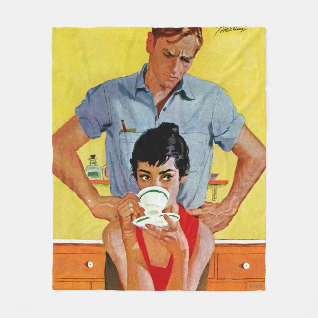 För sent att kompensera fleecefilt (Framsidan)