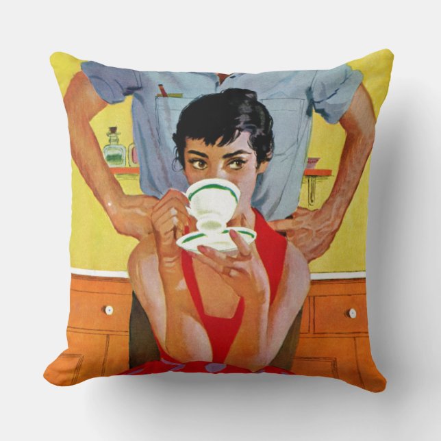 För sent till sminket kudde (Framsida)