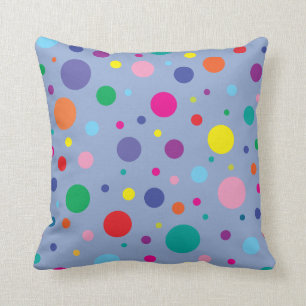 För Serenityblått för polka dots ändring BG Kudde