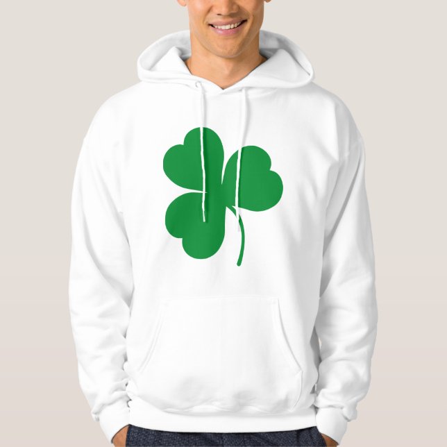 För Shamrockklöver för irländare grön gåva Sweatshirt (Framsida)