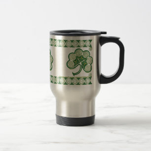 För Shamrockmuggar för irländare spiral design Resemugg
