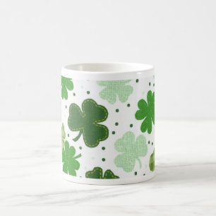 För Shamrocks dag för St. Patricks Galore- Kaffemugg