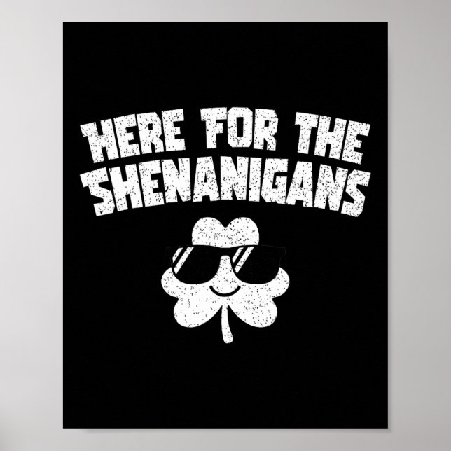 För Shenanigans Funny St patricks day Manar Women  Poster (Framsidan)