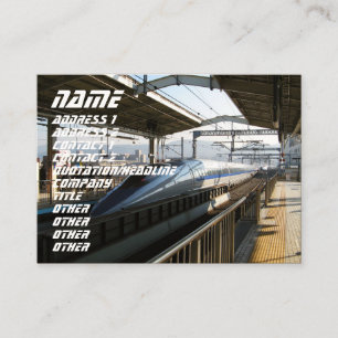 För Shinkansen för 500 serie tåg för kula 新 Visitkort