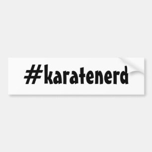 För Shotokan bildekalet långt KarateNerd Bildekal