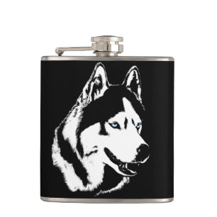 För siberian huskydrink för Husky flaska Fickplunta